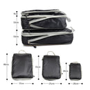 Conjunto de bolsas organizadoras para viagem