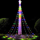 Árvore de Natal de Pisca Pisca + Estrela LED