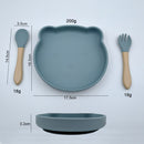 Tigela de silicone em formato de urso