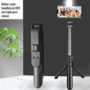 Suporte Tripé profissional + LED + controle remoto bluetooth - StickPod